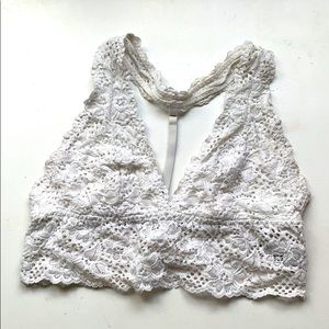 Aerie White/Cream Bralette